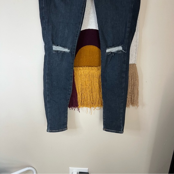 GOOD AMERICAN ALWAYS FOTS GOOD LEGS SKINNY JEANS BLUE SIZE 6-12 - Picture 7 of 8